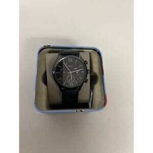 Fossil Fenmore BQM2364 Multifunction Black Leather Men's Watch